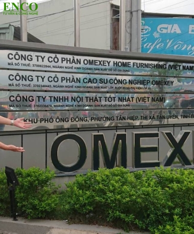 Lập báo cáo đánh giá tác động môi trường (ĐTM) Nhà máy sản xuất sản phẩm từ gỗ – Omexey Home Furnishing, Bình Dương